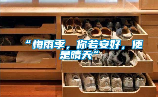 “梅雨季，你若安好，便是晴天”