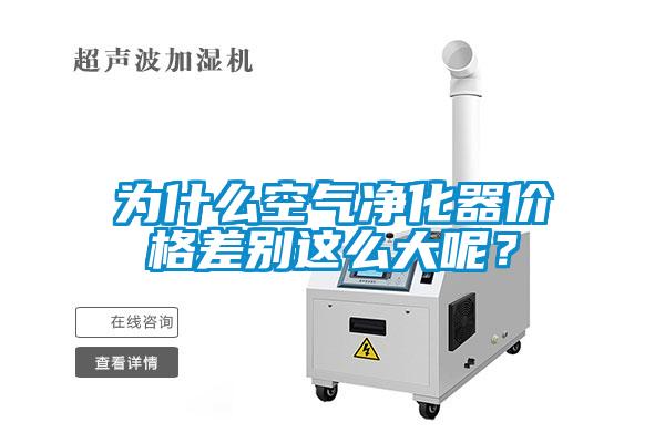 為什么空氣凈化器價(jià)格差別這么大呢？