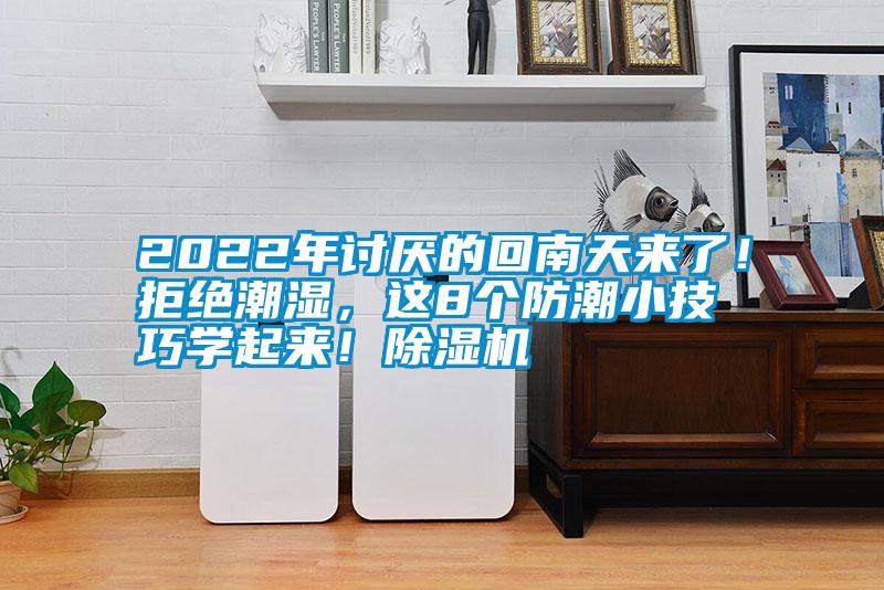 2022年討厭的回南天來了！拒絕潮濕，這8個防潮小技巧學起來！除濕機