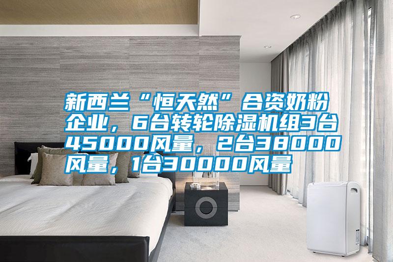 新西蘭“恒天然”合資奶粉企業(yè)，6臺(tái)轉(zhuǎn)輪除濕機(jī)組3臺(tái)45000風(fēng)量，2臺(tái)38000風(fēng)量，1臺(tái)30000風(fēng)量