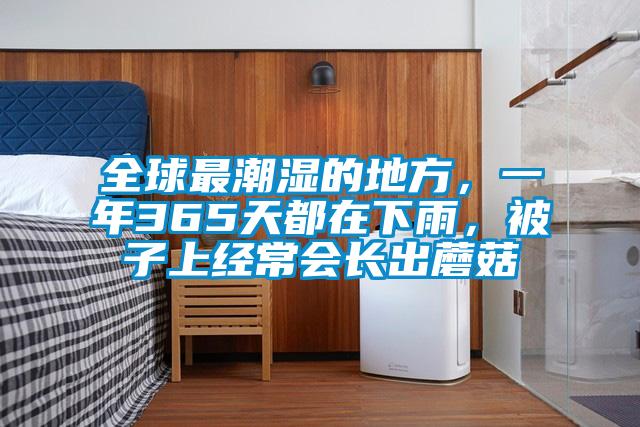 全球最潮濕的地方，一年365天都在下雨，被子上經(jīng)常會(huì)長(zhǎng)出蘑菇