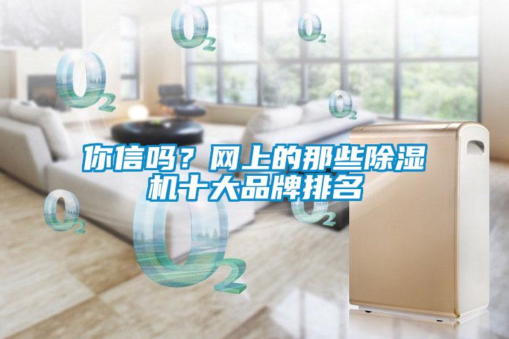 你信嗎？網(wǎng)上的那些除濕機(jī)十大品牌排名