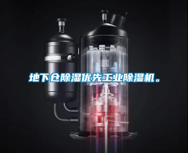 地下倉除濕優(yōu)先工業(yè)除濕機。