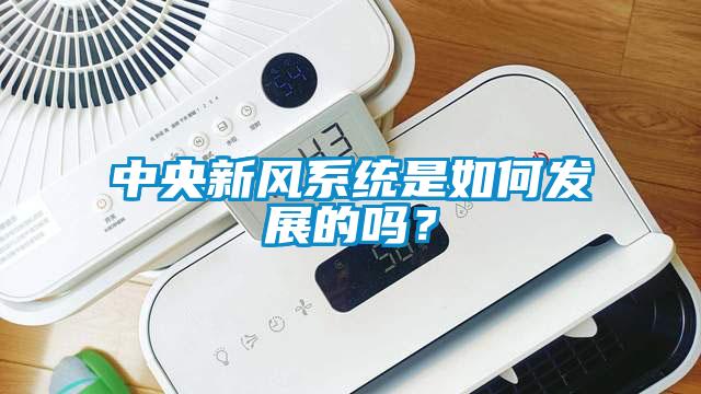 中央新風(fēng)系統(tǒng)是如何發(fā)展的嗎？