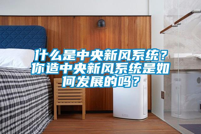 什么是中央新風系統(tǒng)？你造中央新風系統(tǒng)是如何發(fā)展的嗎？
