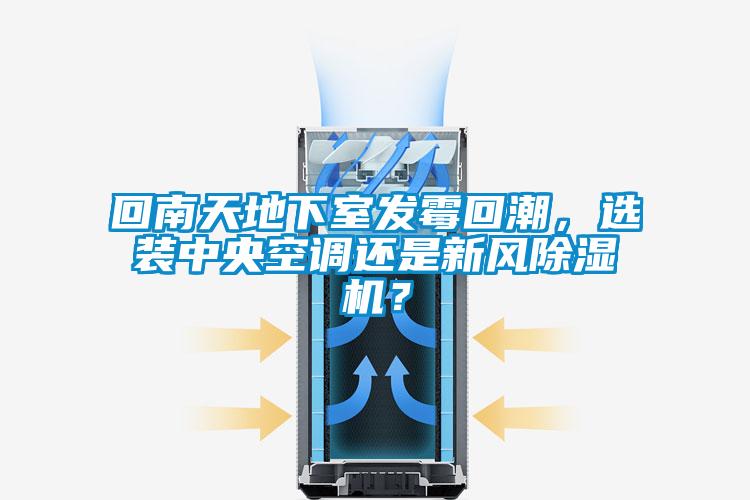 回南天地下室發(fā)霉回潮，選裝中央空調(diào)還是新風(fēng)除濕機(jī)？