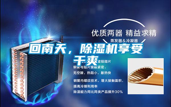 回南天，除濕機(jī)享受干爽