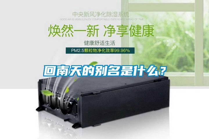 回南天的別名是什么？