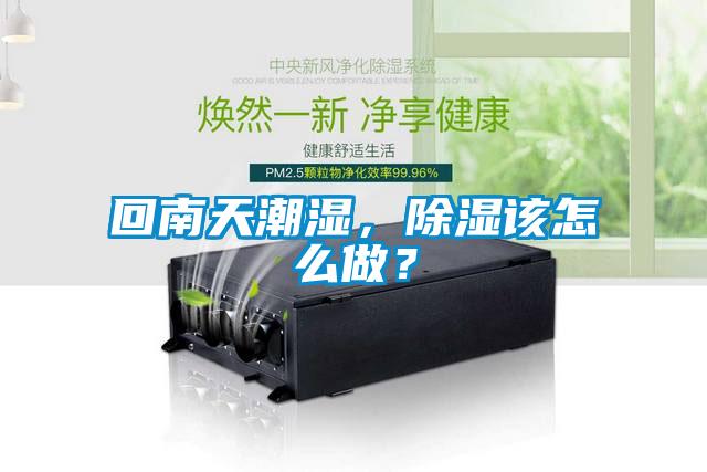 回南天潮濕，除濕該怎么做？