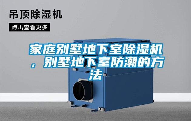 家庭別墅地下室除濕機(jī)，別墅地下室防潮的方法