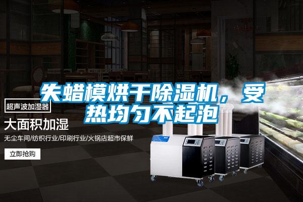 失蠟?zāi)：娓沙凉駲C(jī)，受熱均勻不起泡