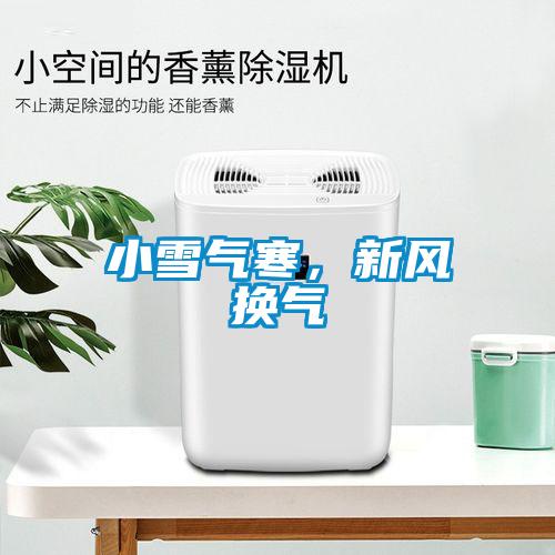 小雪氣寒，新風(fēng)換氣