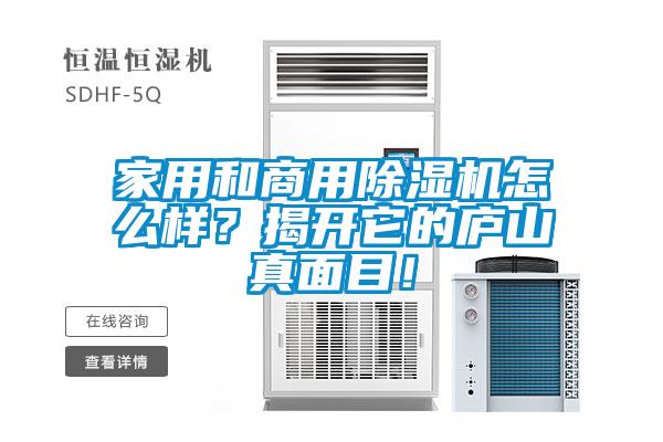 家用和商用除濕機(jī)怎么樣？揭開(kāi)它的廬山真面目！