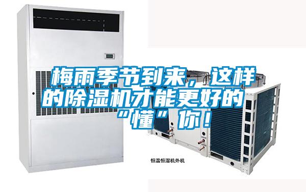 梅雨季節(jié)到來，這樣的除濕機才能更好的“懂”你！