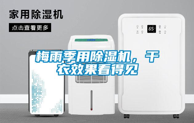 梅雨季用除濕機，干衣效果看得見