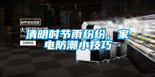 清明時(shí)節(jié)雨紛紛，家電防潮小技巧
