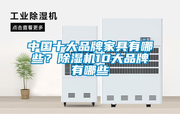 中國十大品牌家具有哪些？除濕機10大品牌有哪些