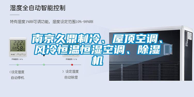 南京久鼎制冷、屋頂空調(diào)、風(fēng)冷恒溫恒濕空調(diào)、除濕機