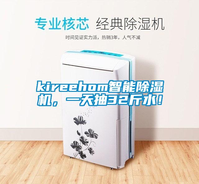 kireehom智能除濕機，一天抽32斤水！