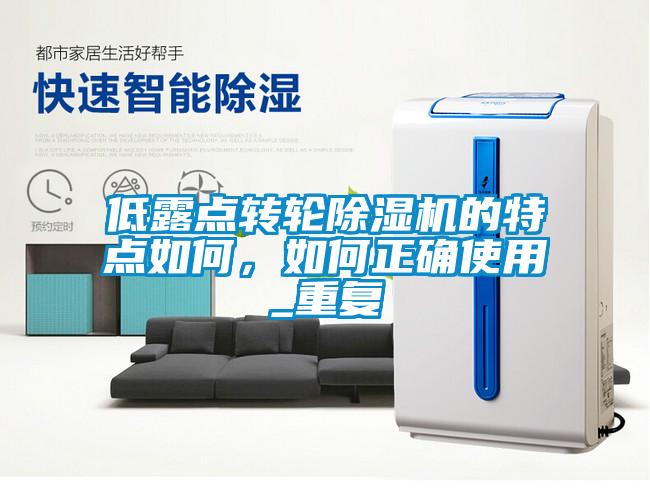 低露點(diǎn)轉(zhuǎn)輪除濕機(jī)的特點(diǎn)如何，如何正確使用_重復(fù)