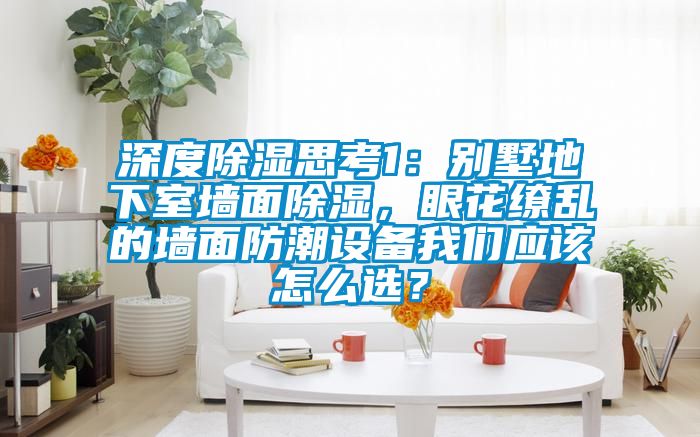 深度除濕思考1：別墅地下室墻面除濕，眼花繚亂的墻面防潮設(shè)備我們應(yīng)該怎么選？