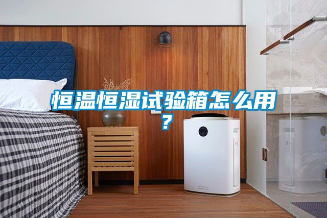 恒溫恒濕試驗(yàn)箱怎么用？