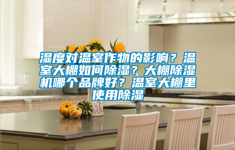 濕度對溫室作物的影響？溫室大棚如何除濕？大棚除濕機哪個品牌好？溫室大棚里使用除濕