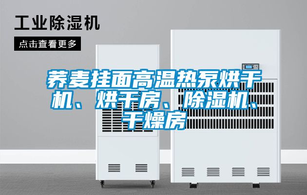 蕎麥掛面高溫?zé)岜煤娓蓹C(jī)、烘干房、除濕機(jī)、干燥房