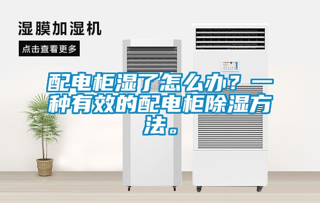 配電柜濕了怎么辦？一種有效的配電柜除濕方法。