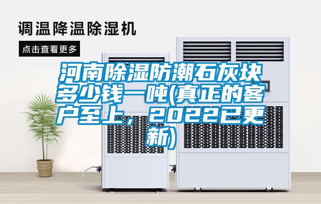 河南除濕防潮石灰塊多少錢一噸(真正的客戶至上，2022已更新)
