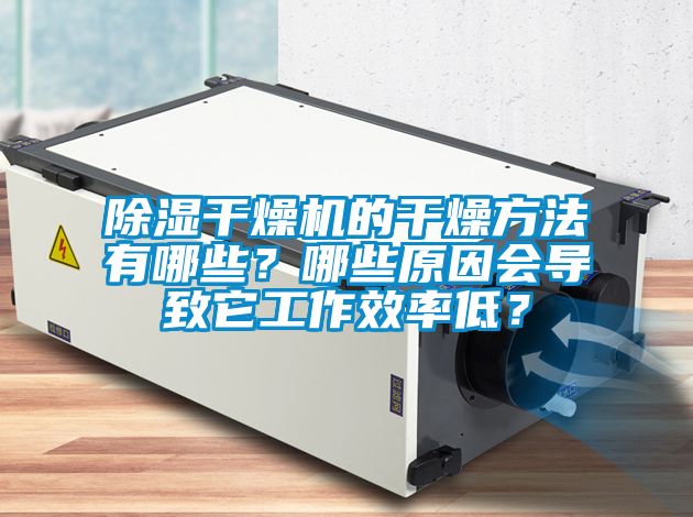 除濕干燥機的干燥方法有哪些？哪些原因會導致它工作效率低？