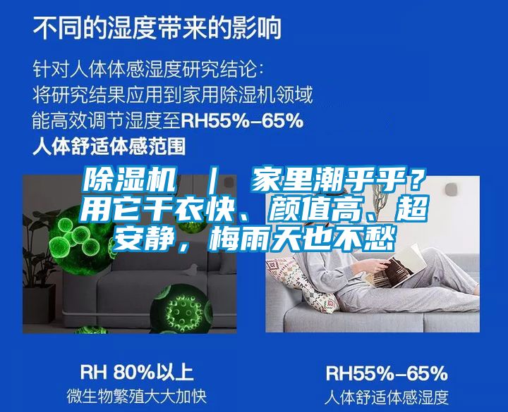除濕機(jī) ｜ 家里潮乎乎？用它干衣快、顏值高、超安靜，梅雨天也不愁