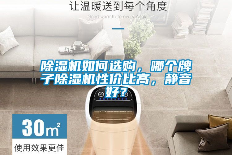 除濕機(jī)如何選購，哪個牌子除濕機(jī)性價比高，靜音好？