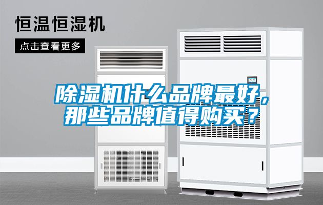 除濕機什么品牌最好，那些品牌值得購買？