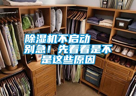 除濕機(jī)不啟動(dòng)   別急！先看看是不是這些原因