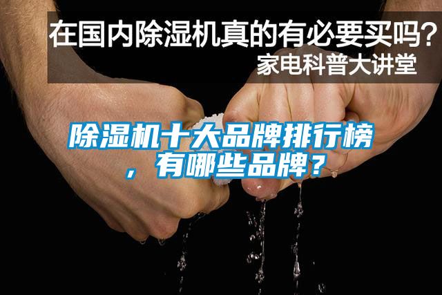 除濕機(jī)十大品牌排行榜，有哪些品牌？