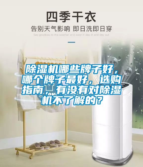 除濕機哪些牌子好，哪個牌子最好，選購指南，有沒有對除濕機不了解的？