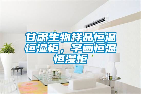 甘肅生物樣品恒溫恒濕柜，字畫恒溫恒濕柜