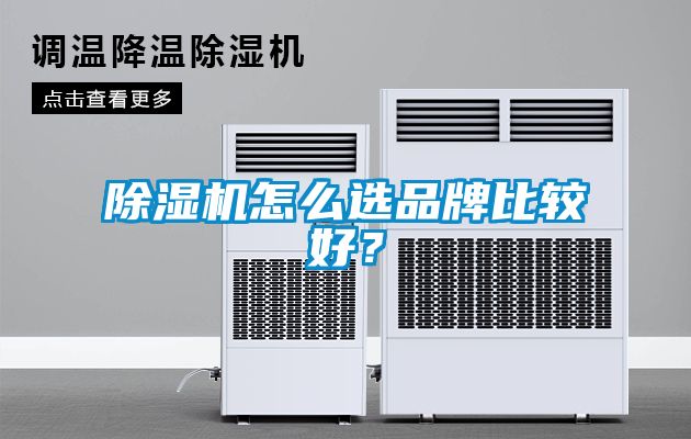 除濕機怎么選品牌比較好？