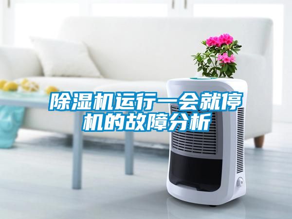 除濕機(jī)運(yùn)行一會(huì)就停機(jī)的故障分析