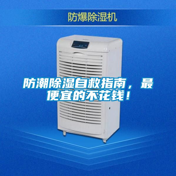 防潮除濕自救指南，最便宜的不花錢！