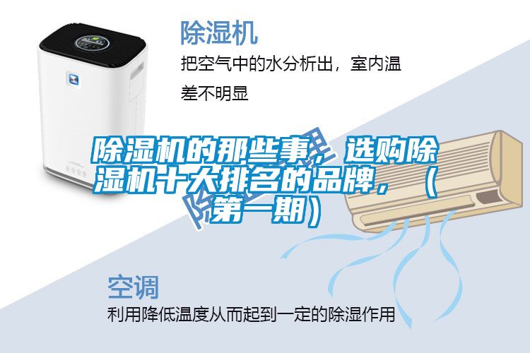 除濕機(jī)的那些事，選購除濕機(jī)十大排名的品牌，（第一期）
