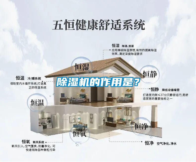 除濕機的作用是？
