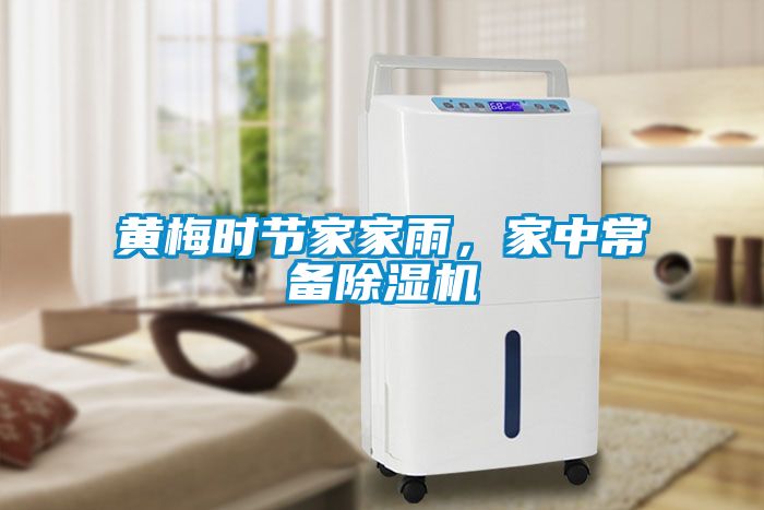 黃梅時節(jié)家家雨，家中常備除濕機
